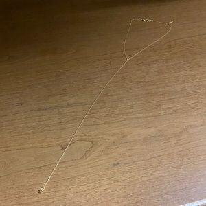 Catbird Gold Greco Lariat Necklace